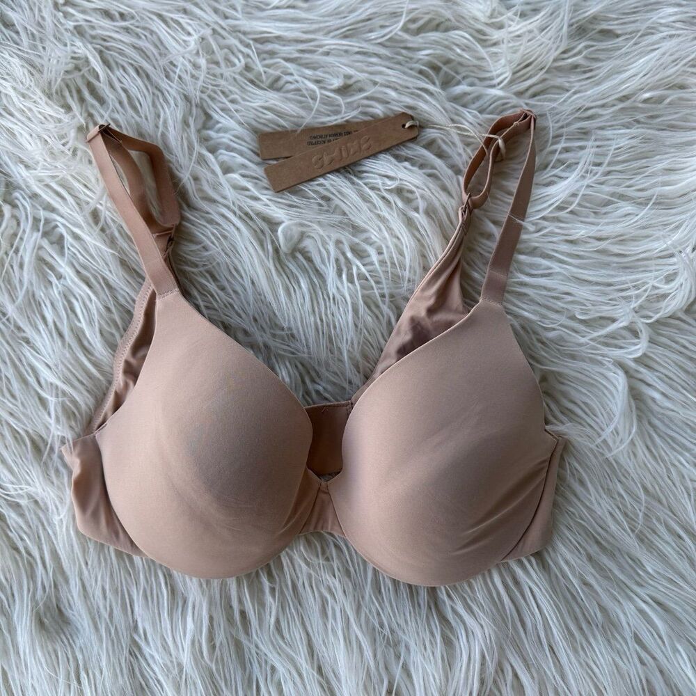 Skims Smoothing Intimates Full Coverage Lightly Lined Bra Clay Size 32B - Picture 2 of 7